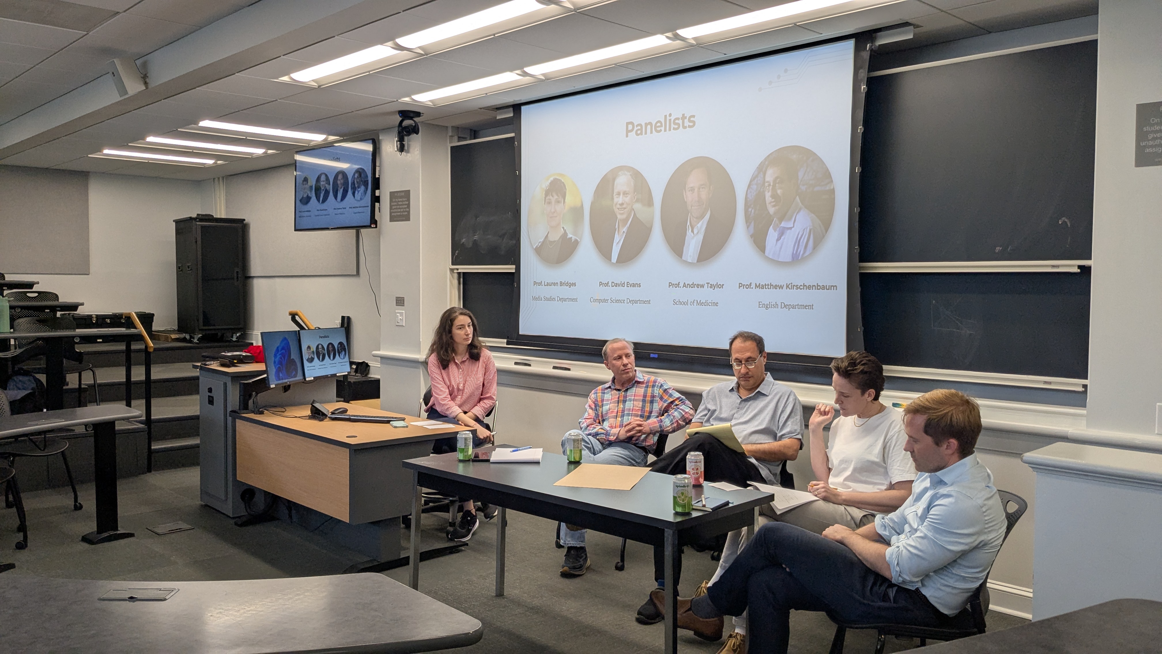 AI Mixer panel discussion wide view