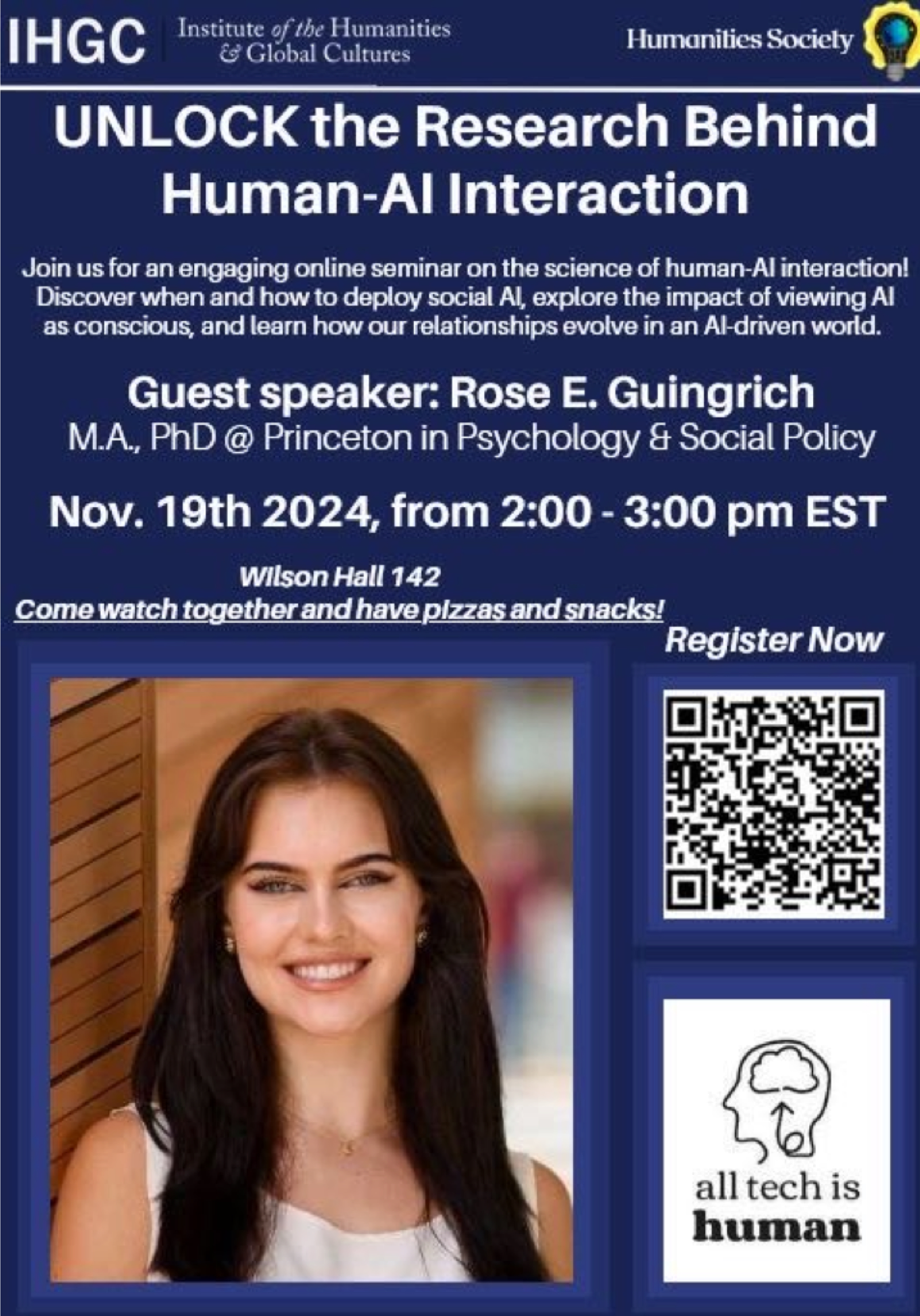 UNLOCK Human-AI Interaction event flyer