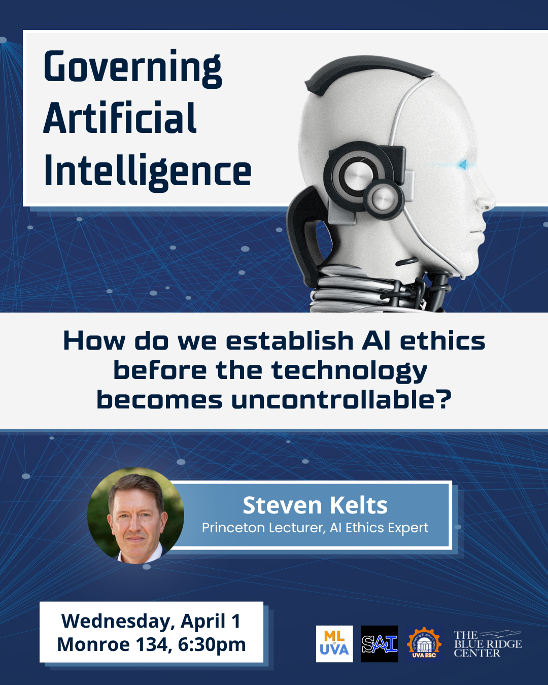 Governing Artificial Intelligence event flyer